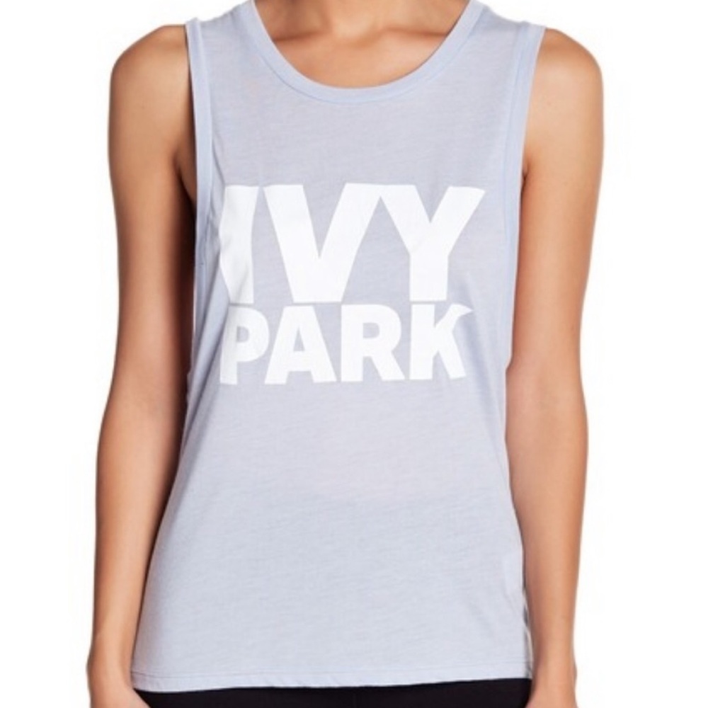Ivy park blue tank top